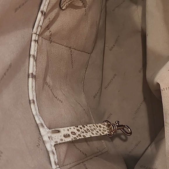 Brahmin White and Brown Shoulder Bag - Picture 7 of 7